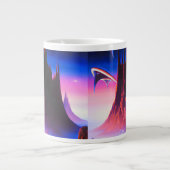 Grande Tasse Peinture à l'huile Dream World (Devant)