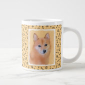 Grande Tasse Peinture finlandaise Spitz - Jote Original Chien A (Droite)