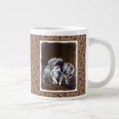 Grande Tasse Peinture Keeshond Playtime - Jolie art original ch (Droite)