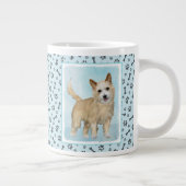 Grande Tasse Peinture Podengo Pequeno portugaise - Art original (Droite)