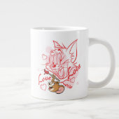 Grande Tasse Peinture Tom & Jerry Valentine (Droite)