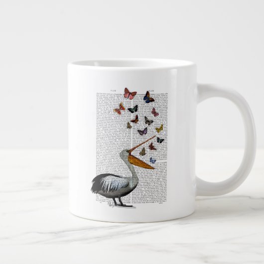 Grande Tasse Pelican & Papillons (Droite)