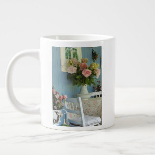 Grande Tasse Peonies victoriennes - Le vignoble de Martha
