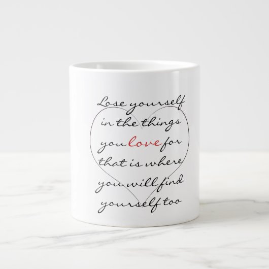 Grande Tasse Perdez-vous de la mule (Devant)