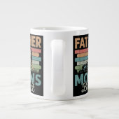 Grande Tasse Père mows meilleure fête des pères papa (Dos)