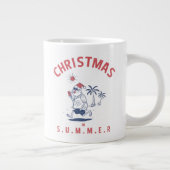 Grande Tasse Père Noël Drôle En Été Noël En Juillet (Droite)