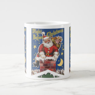 Grande Tasse Père Noël vintage, La Nuit avant Noël