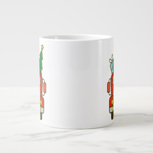 Grande Tasse Père Noël vue de devant Joyeux Noël (Devant)