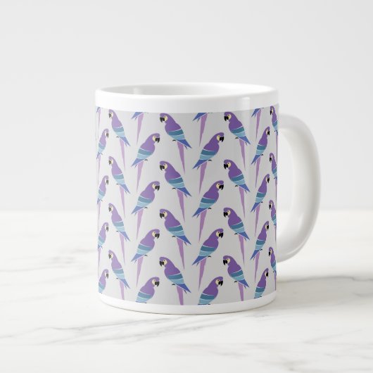 Grande Tasse Perroquet pourpre (Devant droit)