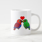 Grande Tasse Perroquets d'Eclectus dans l'amour (Droite)