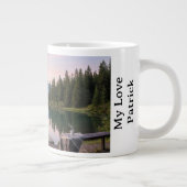 Grande Tasse Personalise Alps Mountain Lake Nature Landscape (Droite)