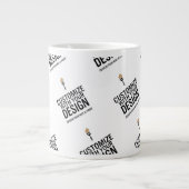 Grande Tasse Personalized Company Branded Custom Minimalist  (Devant)