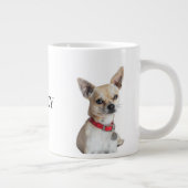 Grande Tasse Personalized Dog Photo | Custom Pet Name (Droite)