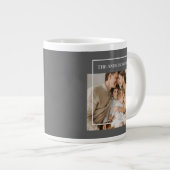 Grande Tasse Personalized Family Photo | Custom Family Name  (Devant droit)