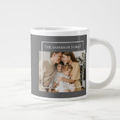 Grande Tasse Personalized Family Photo | Custom Family Name  (Droite)