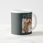 Grande Tasse Personalized Family Photo | Custom Family Name  (Devant droit)