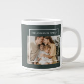 Grande Tasse Personalized Family Photo | Custom Family Name  (Droite)
