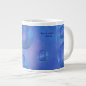 Grande Tasse Personalized Galaxy Space Nebula Art - Custom text (Devant droit)