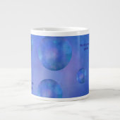 Grande Tasse Personalized Galaxy Space Nebula Art - Custom text (Devant)