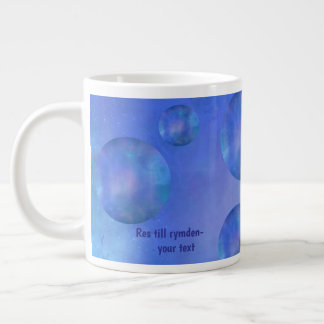 Grande Tasse Personalized Galaxy Space Nebula Art - Custom text
