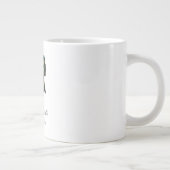 Grande Tasse Personalized Merry Christmas | Green Plaid Bow (Droite)