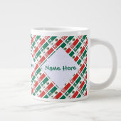 Grande Tasse Personalized Mexico Flag Tiled (Droite)