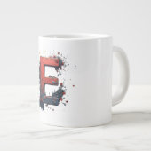Grande Tasse Personalized Sports Fan Monogram Custom Initial &  (Devant droit)