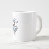 Grande Tasse Personalized Super Mom with Son and Daughter Gift (Devant droit)