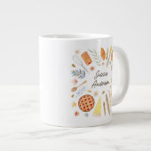 Grande Tasse Personalized Watercolor Baking Pastry Chef (Devant droit)
