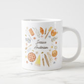 Grande Tasse Personalized Watercolor Baking Pastry Chef (Droite)