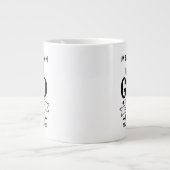 Grande Tasse Personnalisé Avec Dieu Toutes Les Choses Sont Poss (Devant)