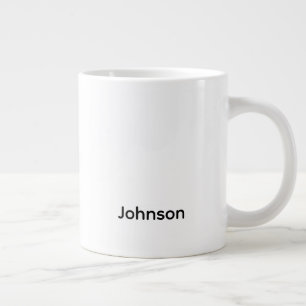 Grande Tasse Personnaliser le nom