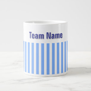 Grande Tasse Personnaliser LE NOM DE L'ÉQUIPE Lt Bleu Blancs Ca