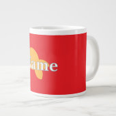 Grande Tasse Personnaliser le poisson rouge (Devant droit)