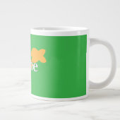 Grande Tasse Personnaliser le poisson vert (Droite)