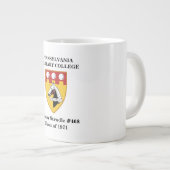 Grande Tasse PERSONNALISER L'INFORMATIQUE - JUMBO White 20 oz P (Devant droit)