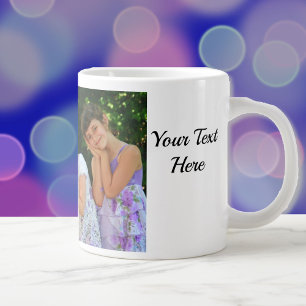 Grande Tasse Personnaliser Texte Personnalisé Enfants Photo Pap