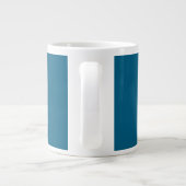 Grande Tasse Personnaliser Turquoise (Dos)