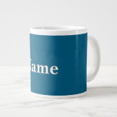 Grande Tasse Personnaliser Turquoise (Devant droit)
