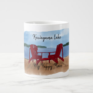 Grande Tasse Personnalisez mon endroit heureux