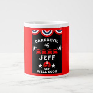 Grande Tasse Personne maladroite à la jambe cassée se tirer bie