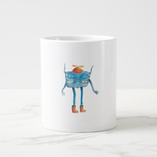 Grande Tasse Petit Alien Pi (Devant)