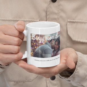 Grande Tasse Petit ami 2 Photo Élégant
