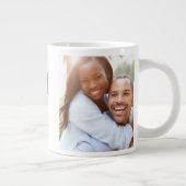 Grande Tasse Petit ami photo noir script (Droite)