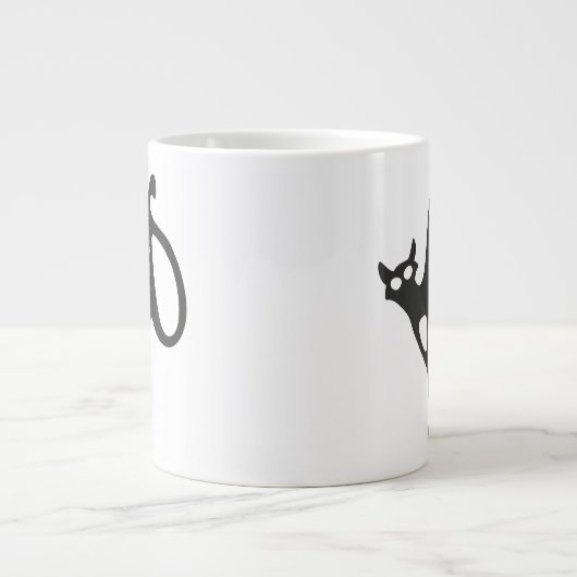 Grande Tasse Petit chat noir (Devant)
