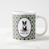 Grande Tasse Petit Mama's Boy Boston Terrier (noir) (Droite)