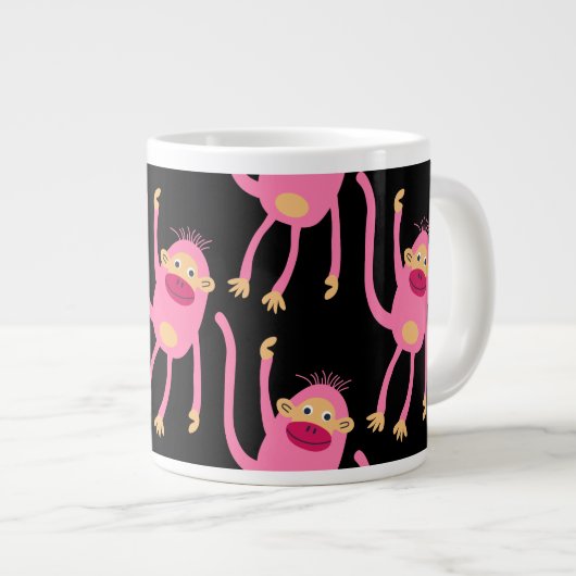 Grande Tasse Petit Singe mignon (Devant droit)