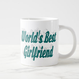 Grande Tasse Petite amie à moitié verte