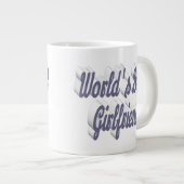 Grande Tasse Petite copine gris moitié script (Devant droit)