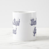 Grande Tasse Petite copine gris moitié script (Devant)